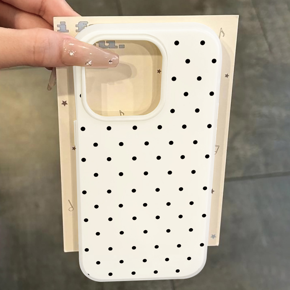 Samsung Accessories Phone - Funda minimalista con diseño de lunares