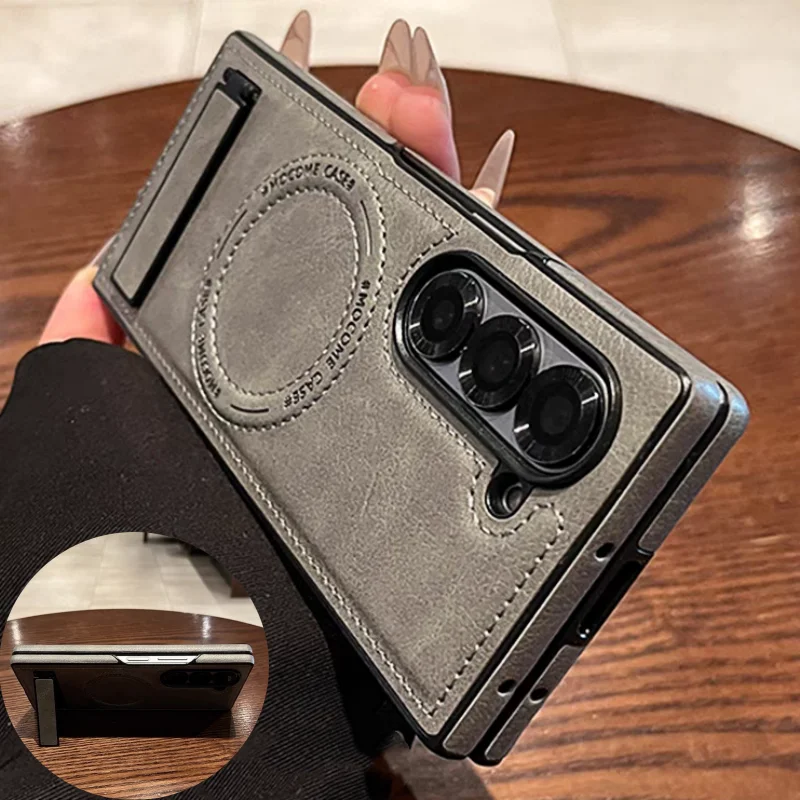 Retro Handset Phone - Funda de teléfono con trípode oculto