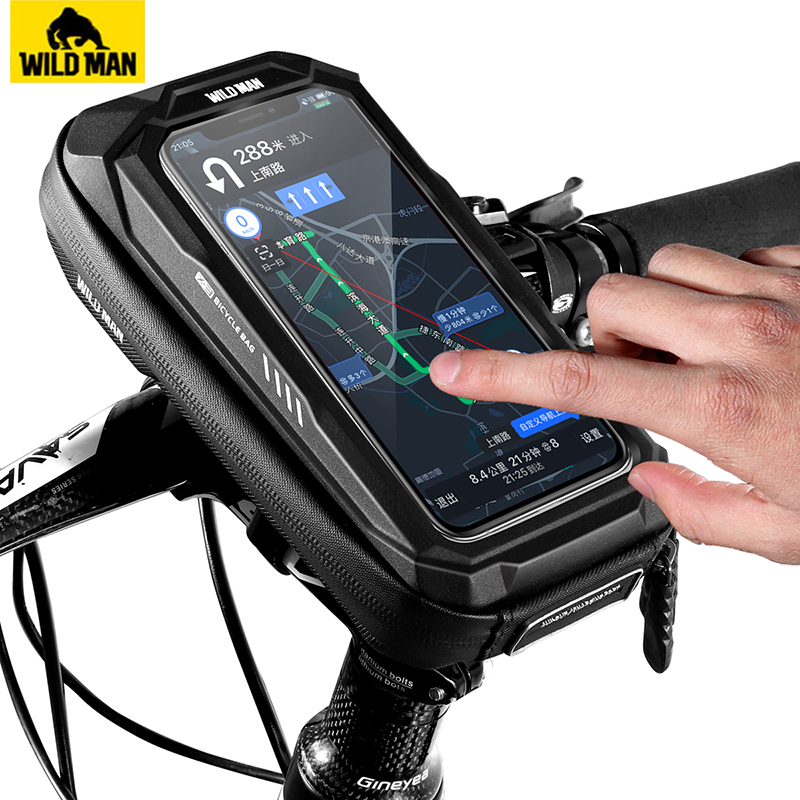 Youtube Phone Accessories - WILD MAN-bolsa para tubo superior delantero