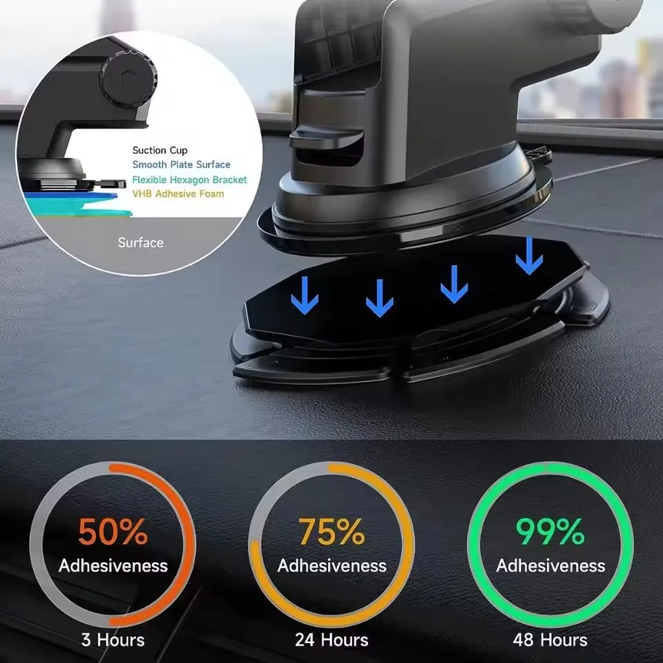 Car Mount Phone - Cojín de Silicona Flexible para el
