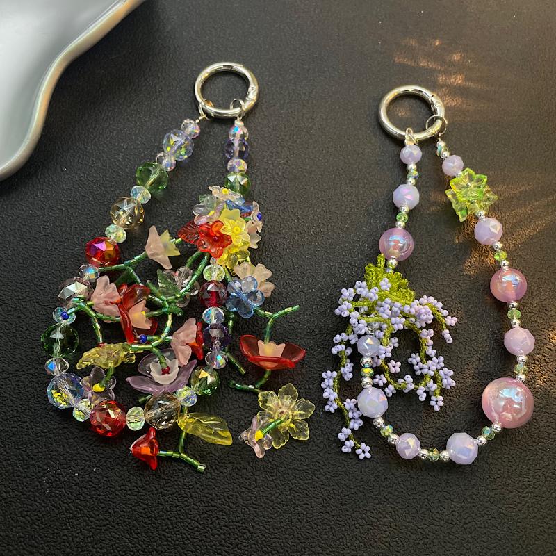 Phone Accessories Types - 【C】Cadena de Teléfono con Cuentas Coloridas