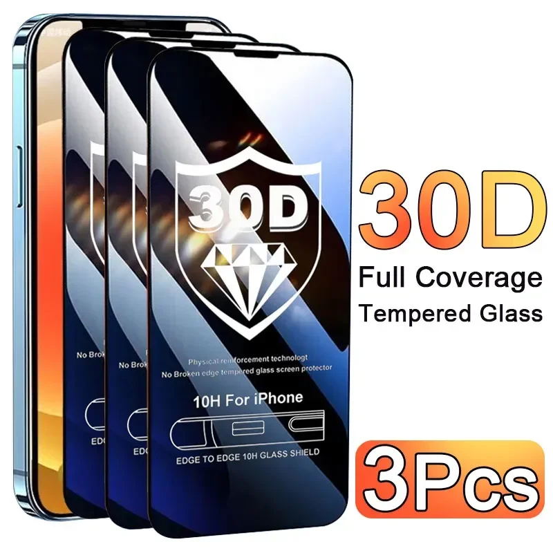 Phone Accessories Box Set - 3 uds funda protectora de vidrio