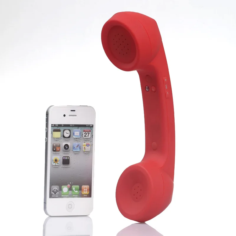 Retro Handset Phone - Auricular de teléfono Retro inalámbrico decorativo,