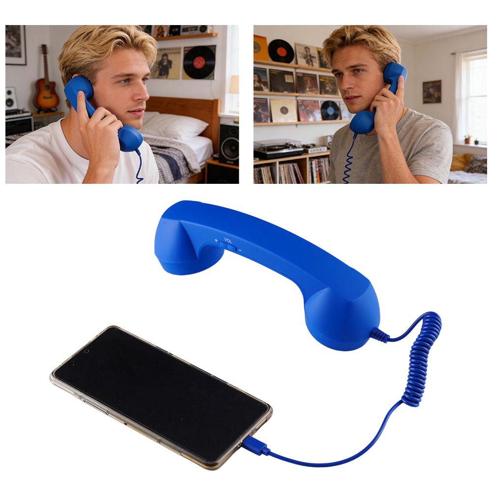 Retro Handset Phone - Micrófono Retro con Diseño de Auricular