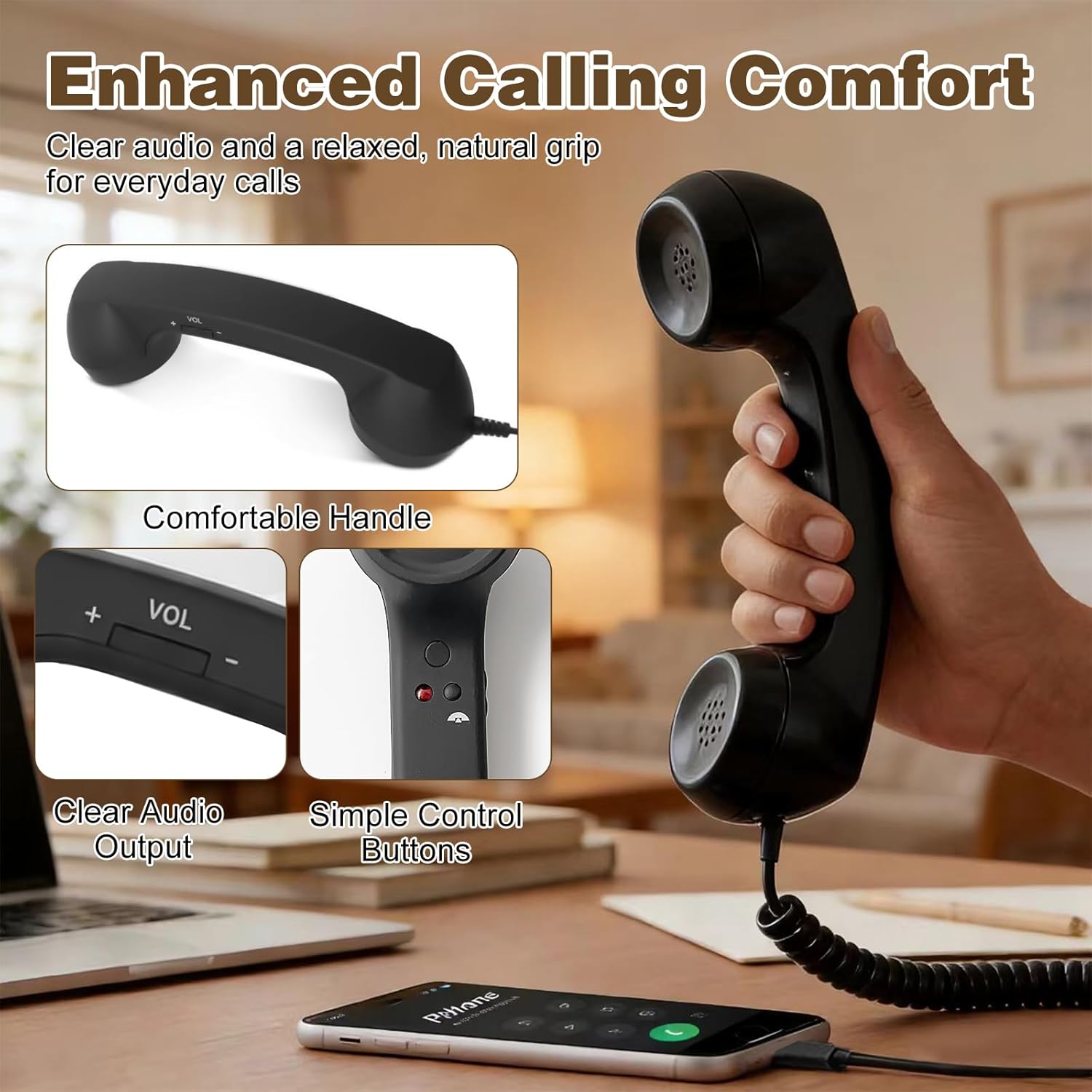 Móvil Retro para Teléfonos Móv - Retro Handset Phone reseña y precio