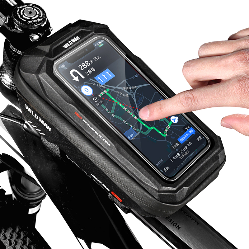 WILD MAN-bolsa frontal para bi - Youtube Phone Accessories reseña y precio