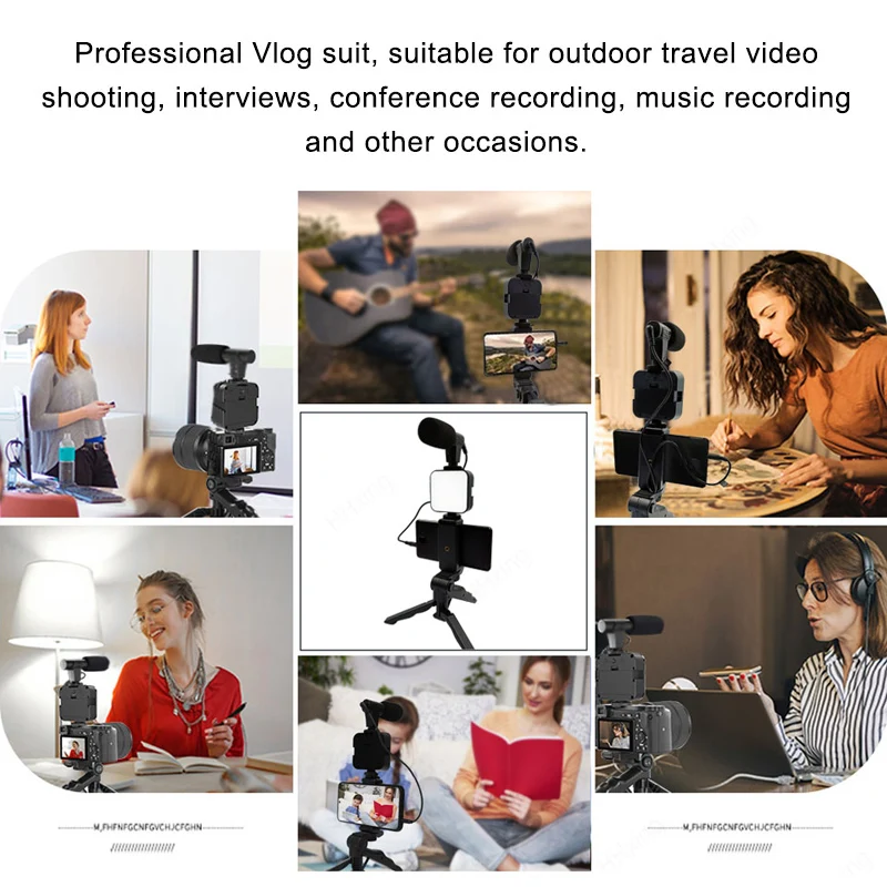 Kit de vlogging para teléfono  - Youtube Phone Accessories reseña y precio