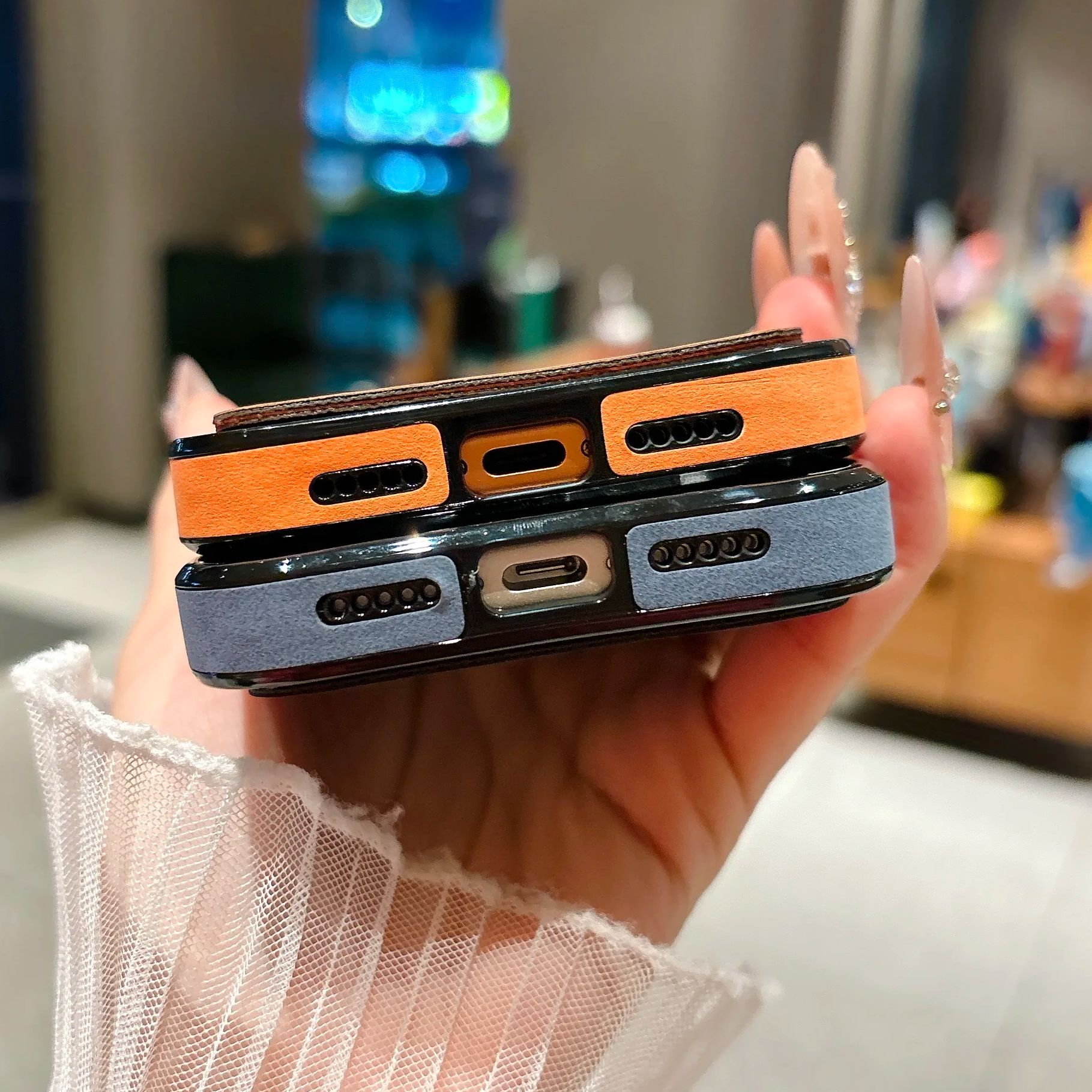 Funda de teléfono de piel de a - Phone Accessories Hippers reseña y precio