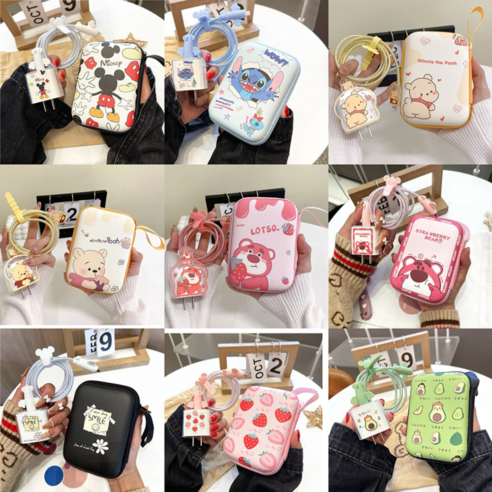 Protector de Cable de dibujos  - Phone Accessories Box Set reseña y precio