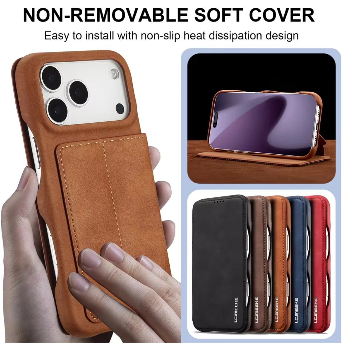 Funda de cuero con tapa magnét - Phone Accessories Hippers reseña y precio