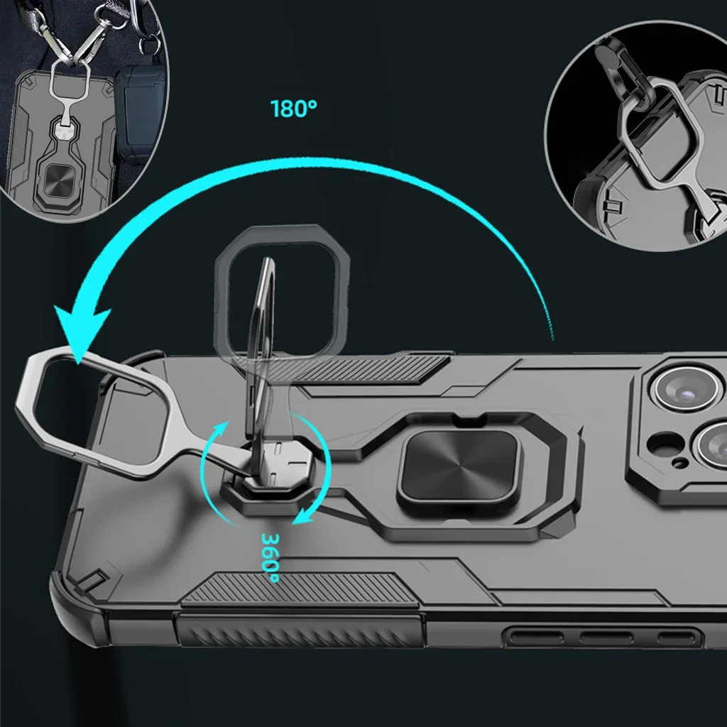 Funda con soporte de Metal par - Phone Accessories Online Store reseña y precio