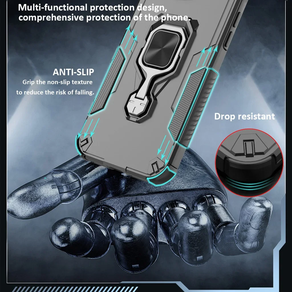 Funda con soporte de Metal par - Phone Accessories Online Store reseña y precio