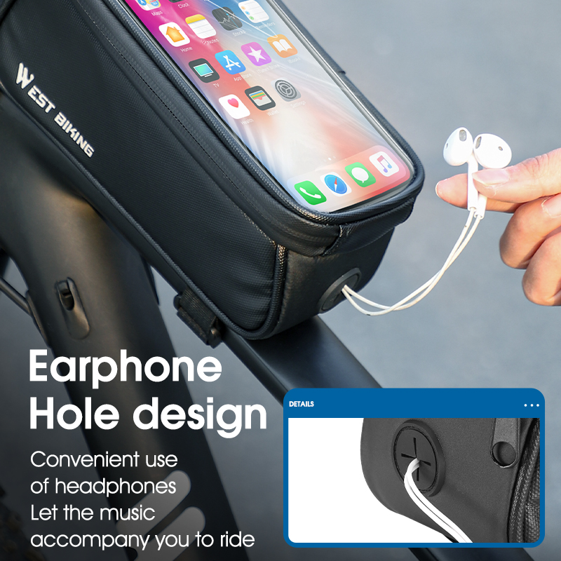 Bolsa para Cuadro de Bicicleta - Youtube Phone Accessories reseña y precio