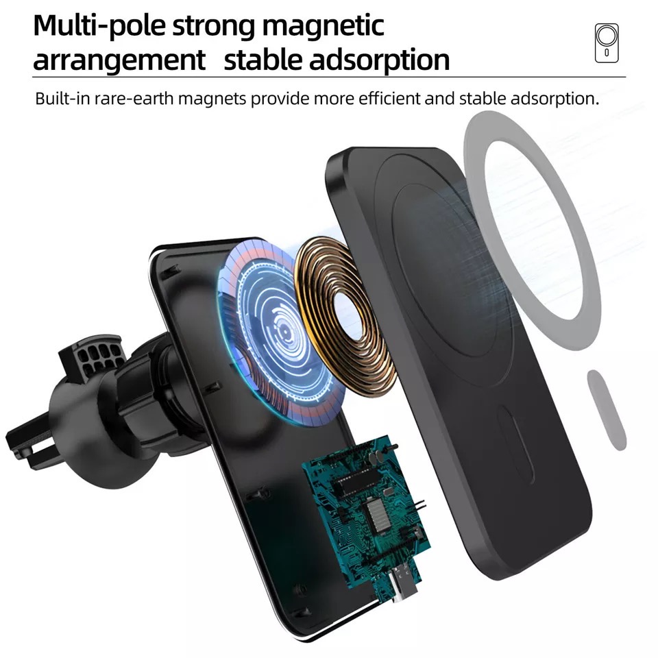 Cargador inalámbrico magnético - Phone Accessories Types reseña y precio