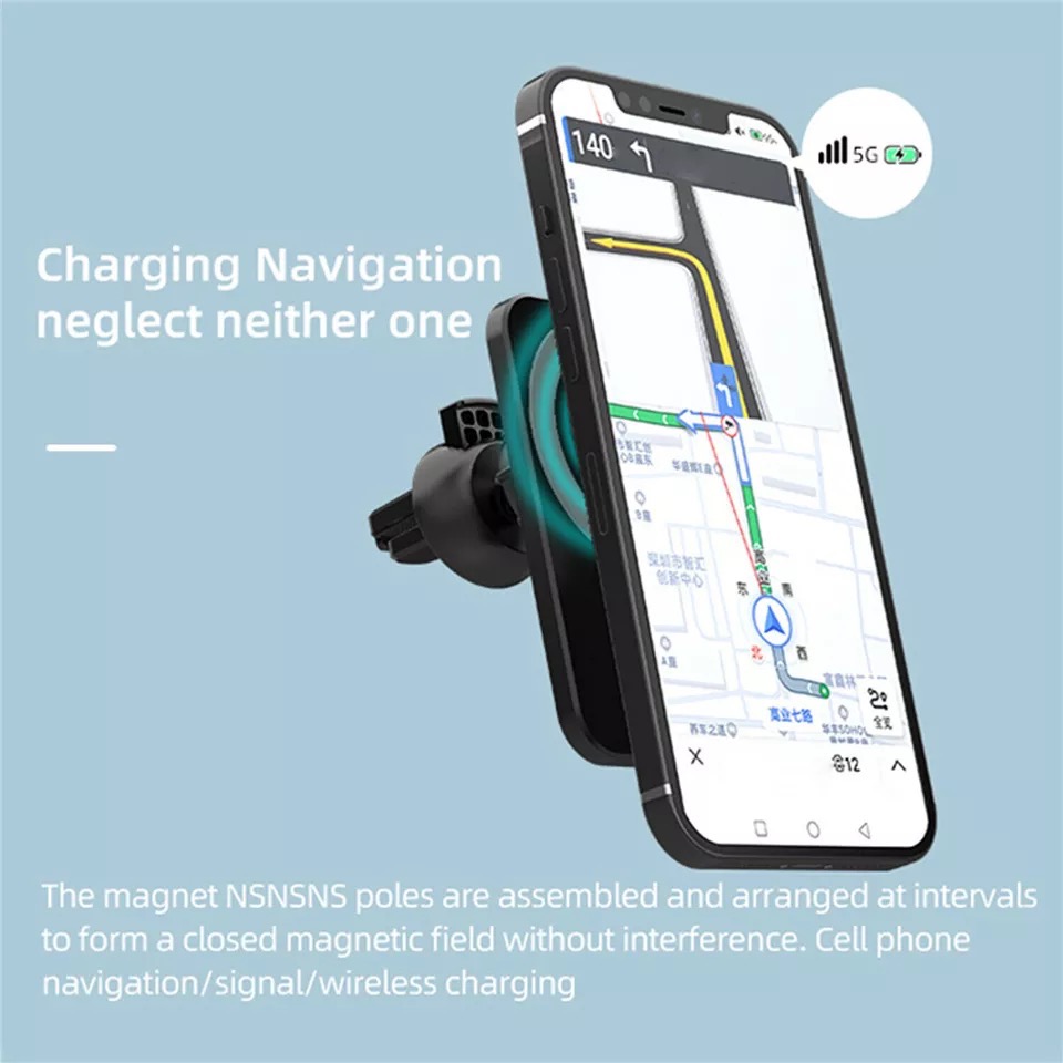 Cargador inalámbrico magnético - Phone Accessories Types reseña y precio