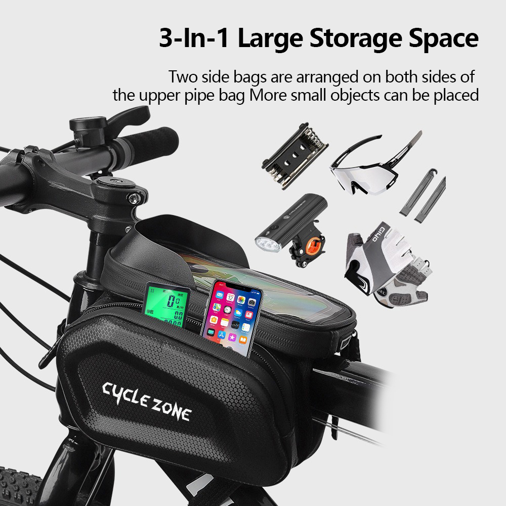 Bolsa para bicicleta con panta - Youtube Phone Accessories reseña y precio
