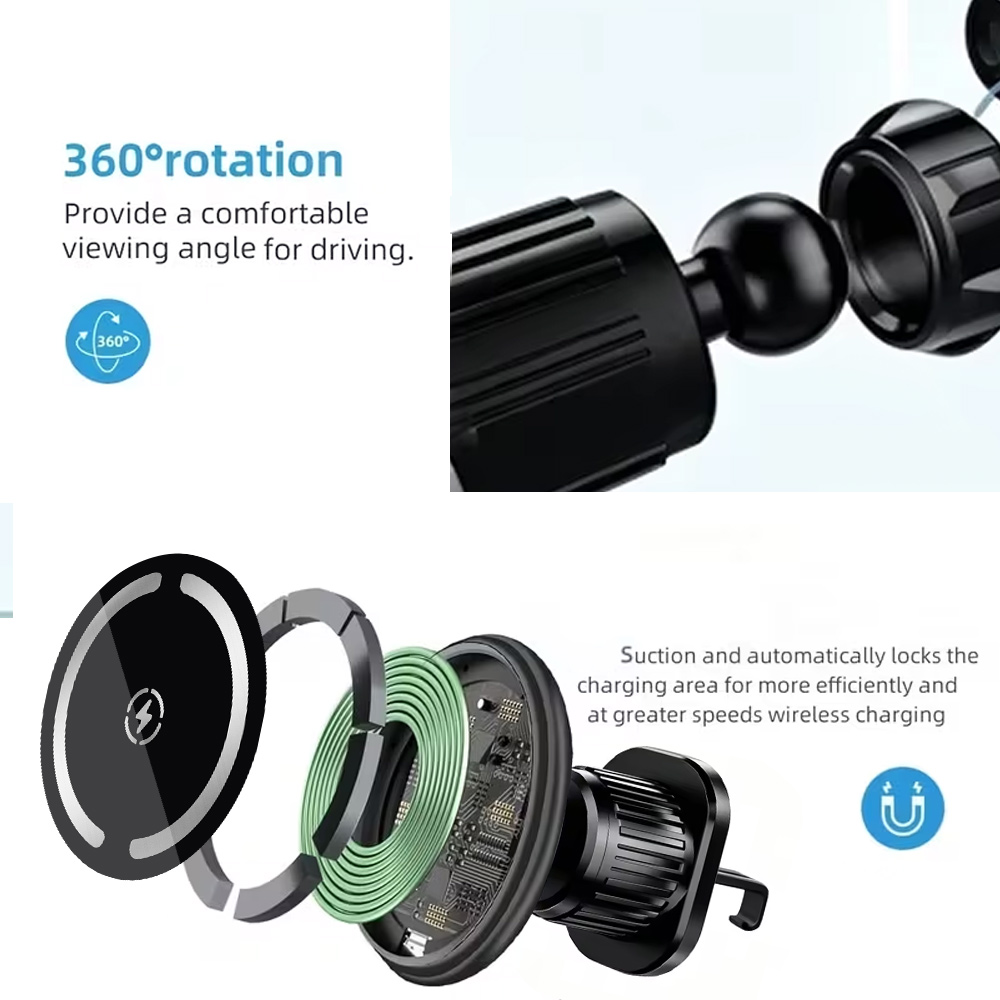 Cargador Inalámbrico LED Magné - Phone Accessories Types reseña y precio