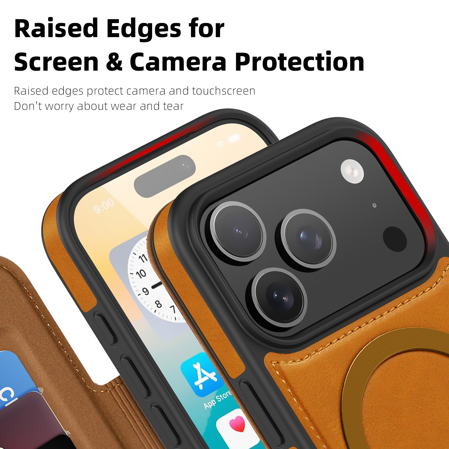 Funda de Cuero Magnética de Lu - Phone Accessories Hippers reseña y precio