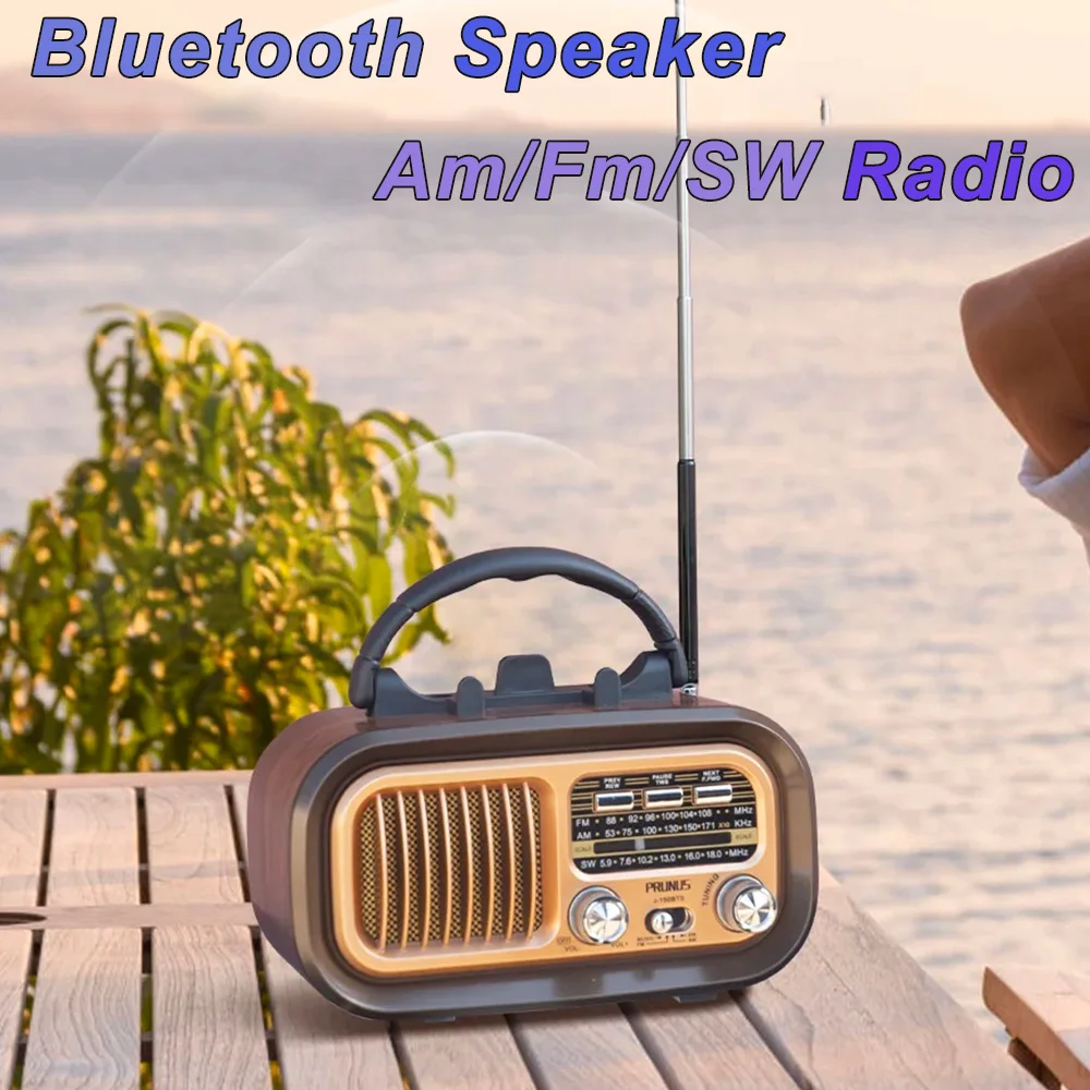 Mini Radio de madera con Panel - Retro Handset Phone reseña y precio