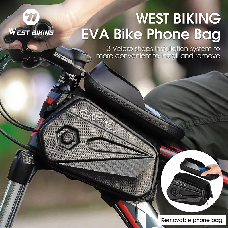 Bolsa de bicicleta WEST BIKING - Youtube Phone Accessories reseña y precio