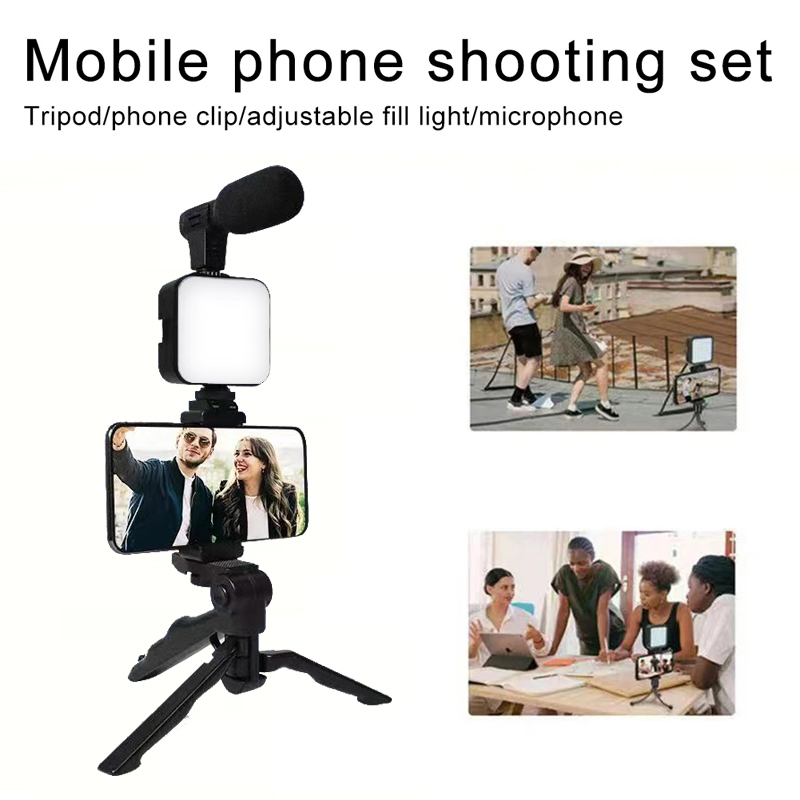 Kit de vlogging para smartphon - Youtube Phone Accessories reseña y precio